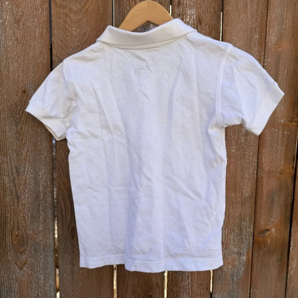 Old Navy Kids White Polo Shirt Size Small